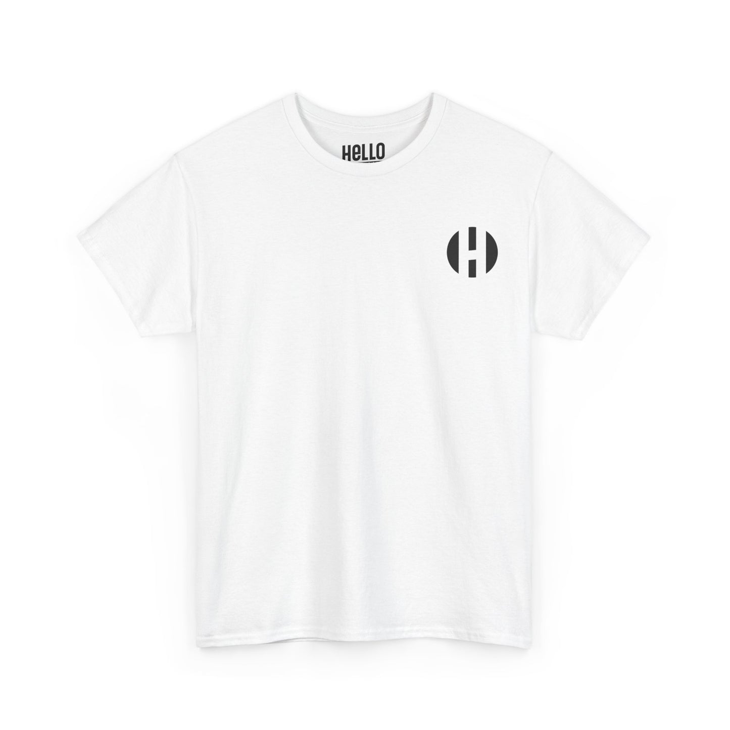White HELLO Labs Token Tee