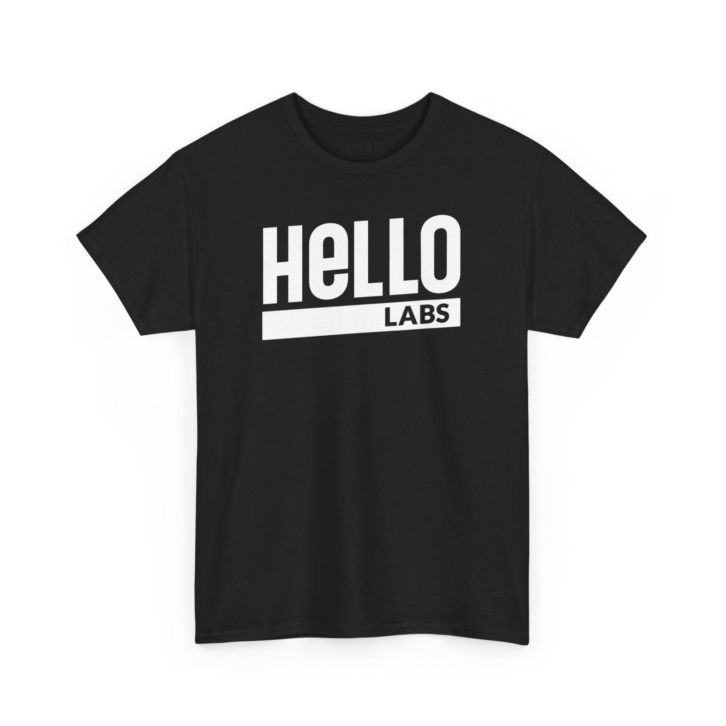Black HELLO Labs Tee