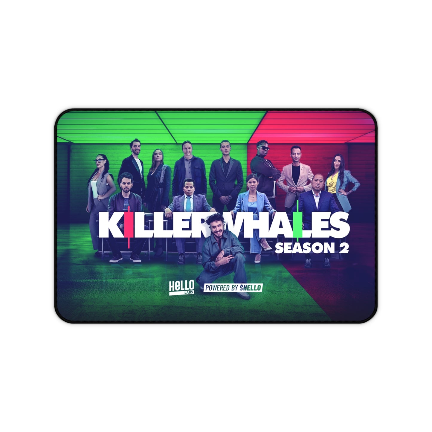 Killer Whales Season 2 Desk Mat - Stylish Gaming or Office Desk Accessory