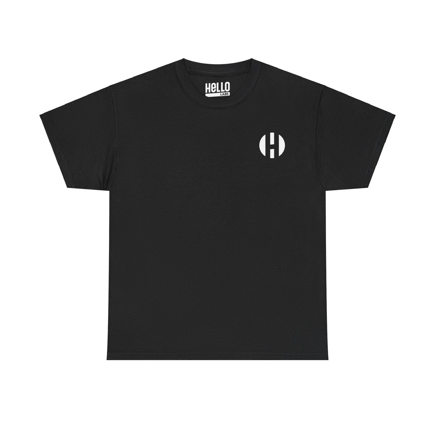 Black HELLO Labs Token Tee